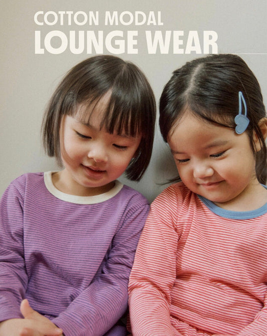 Cotton Modal Stripe Lounge Wear (26 Spring)