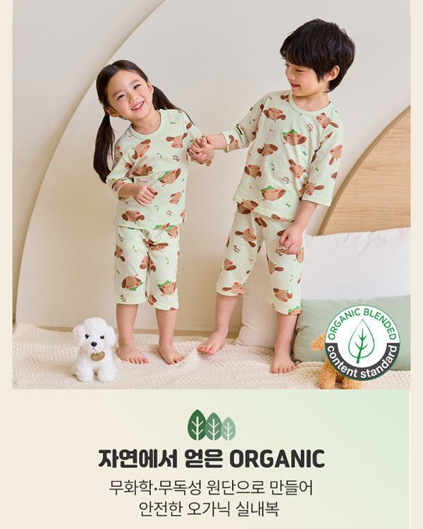 Puppy Party 3/4 Sleeve PJ Set