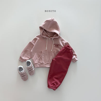 "From Bonito" Hoodie Zip-up Jacket