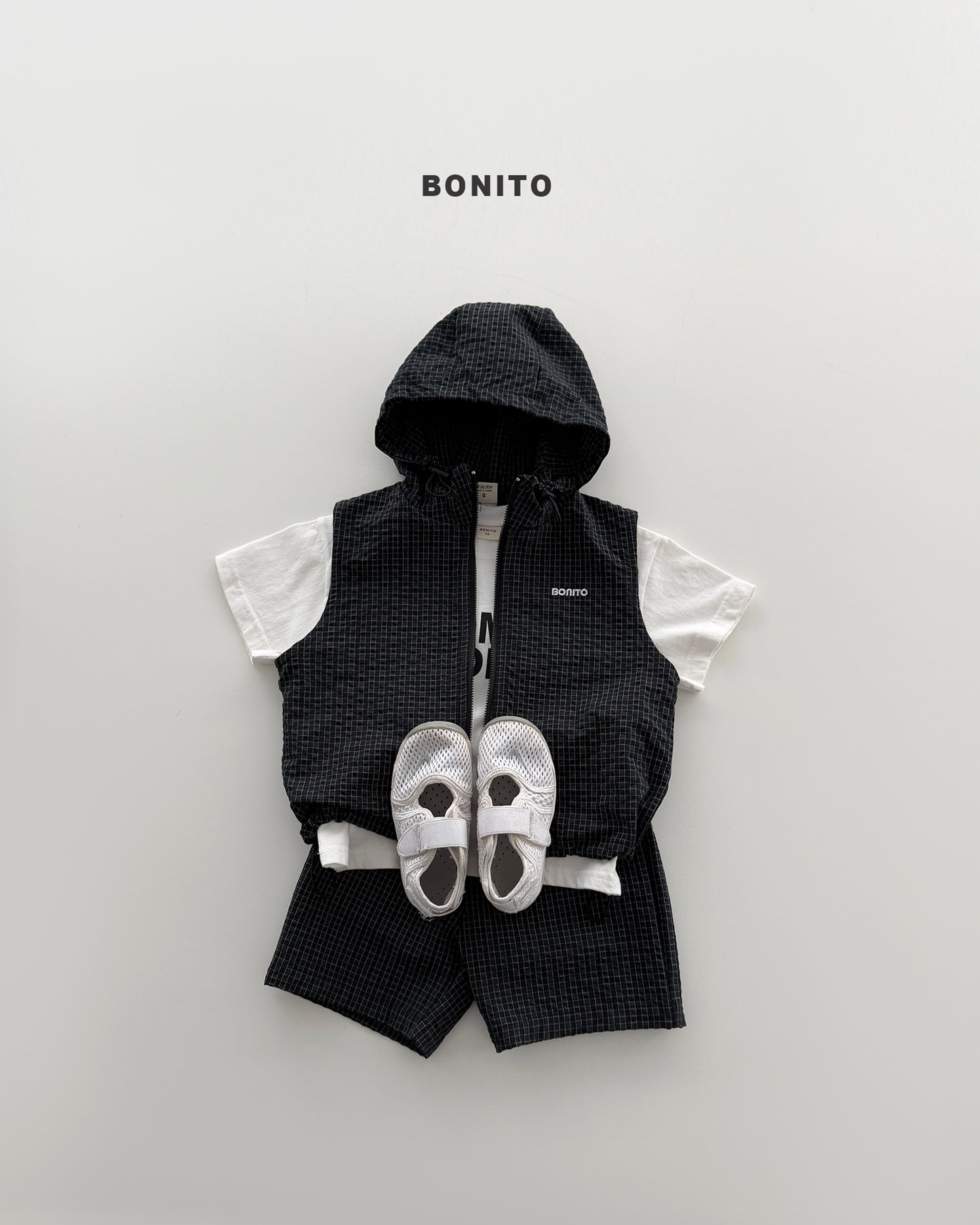 Zip-Up Vest Set