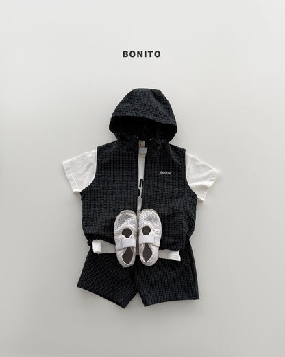 Zip-Up Vest Set