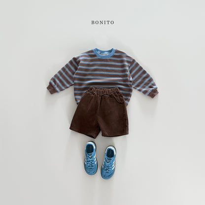 Stripe Color Sweatshirt