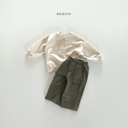 Henley Raglan Sweatshirt