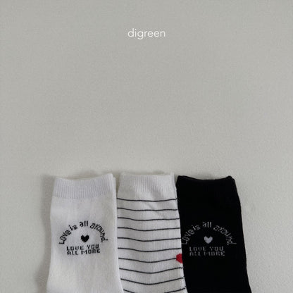 Love Socks (3pcs set)