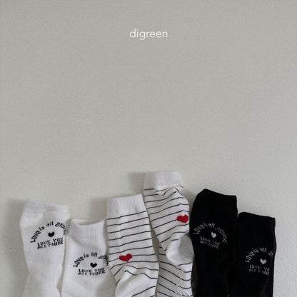 Love Socks (3pcs set)