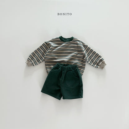 Stripe Color Sweatshirt