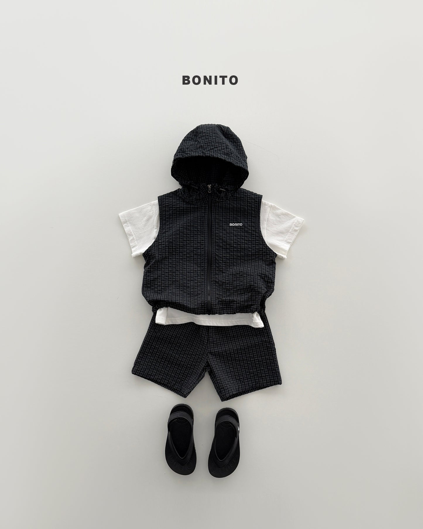 Zip-Up Vest Set