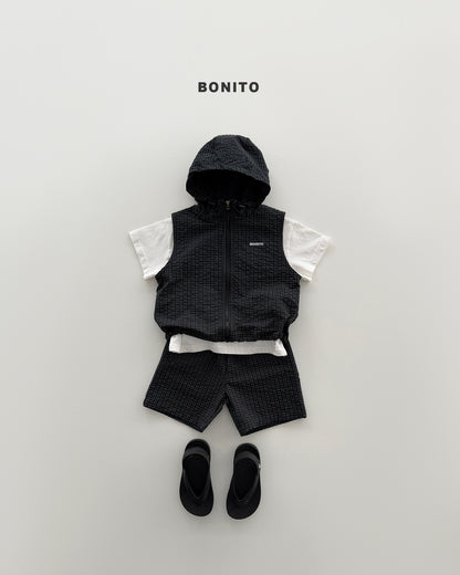 Zip-Up Vest Set