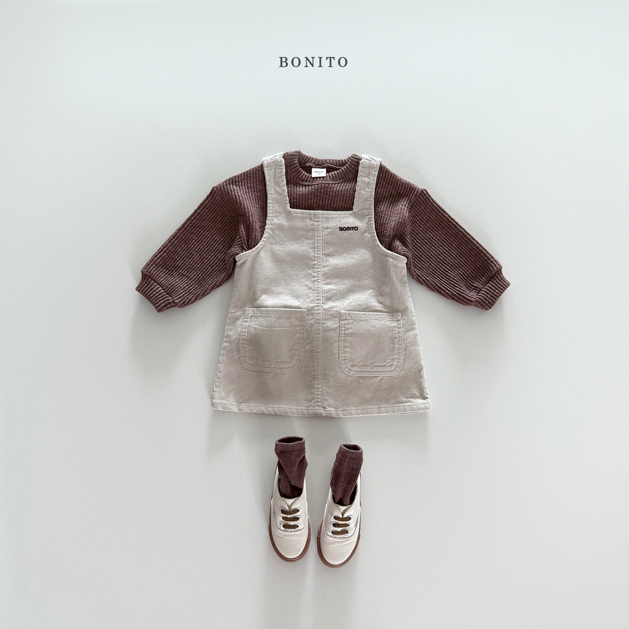 Corduroy Overall Dress