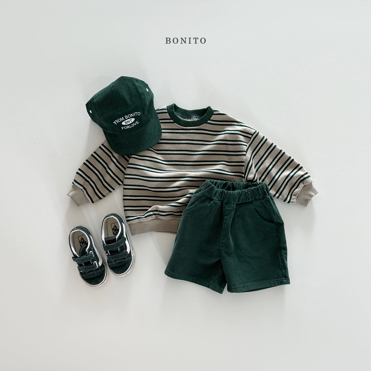 Stripe Color Sweatshirt