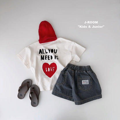 Heart Print T-shirt