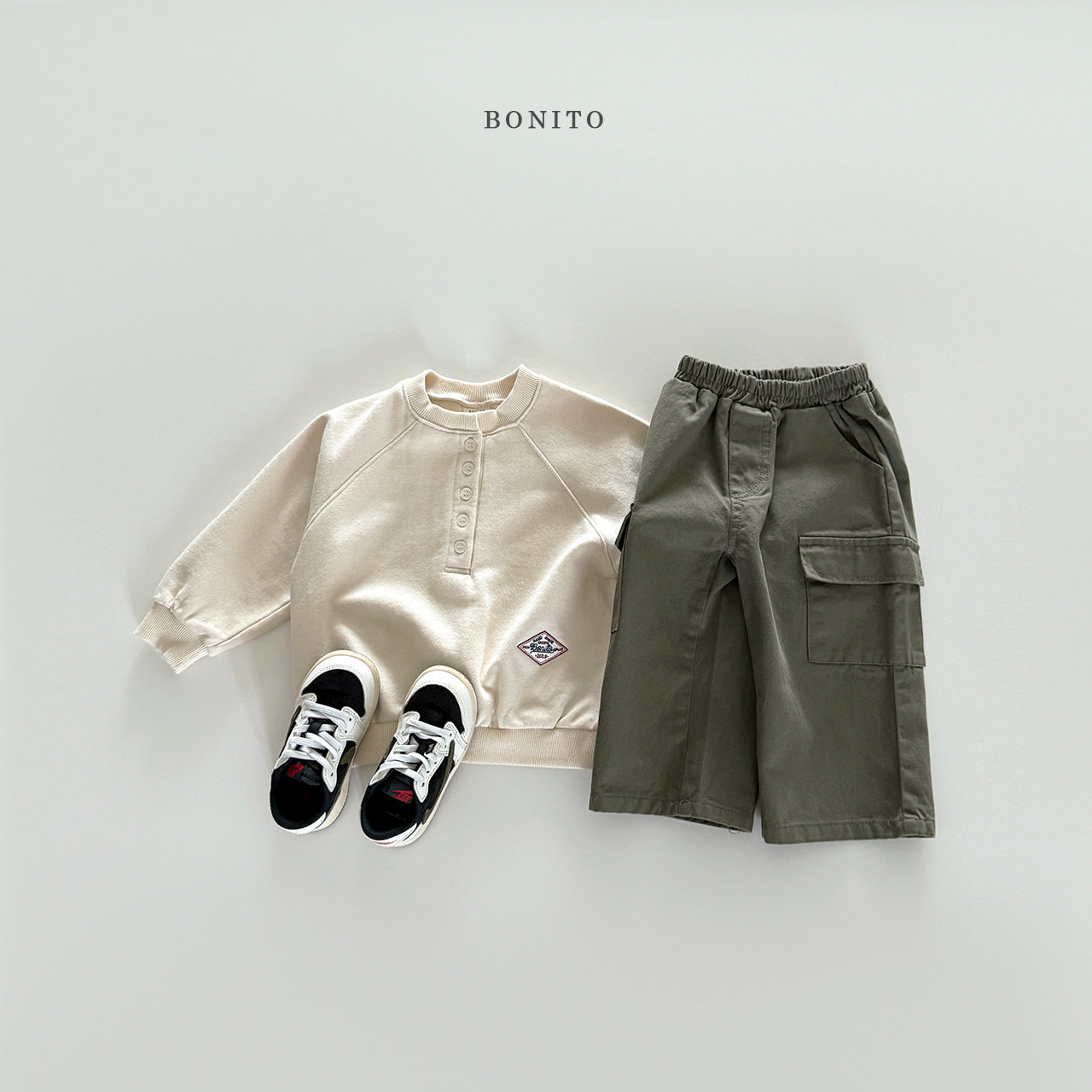 Henley Raglan Sweatshirt
