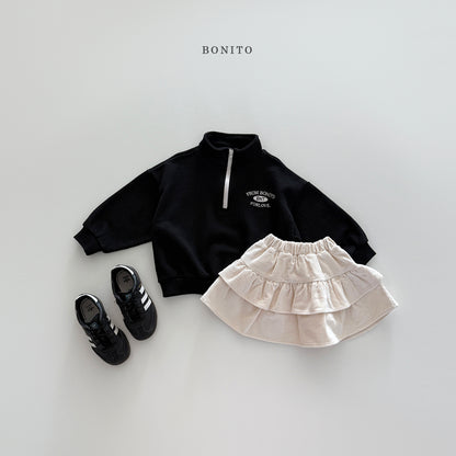 "From" Half Zip-up Sweatshirt