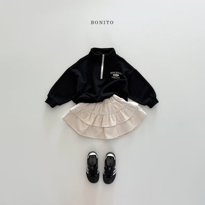 Corduroy Tiered Skirt