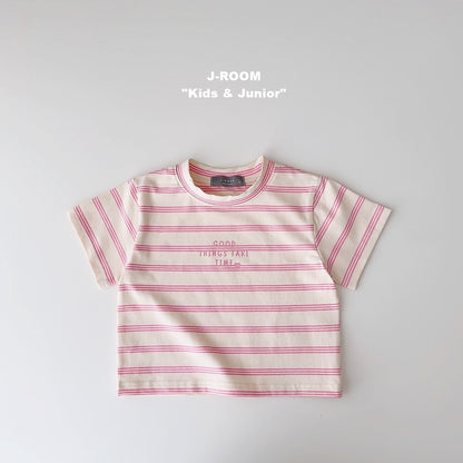 Stripe Crop T-shirt