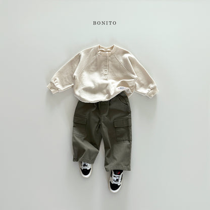 Henley Raglan Sweatshirt