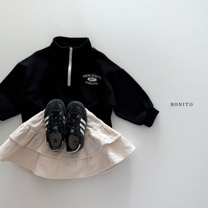 "From" Half Zip-up Sweatshirt