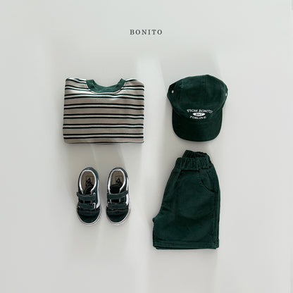 Stripe Color Sweatshirt
