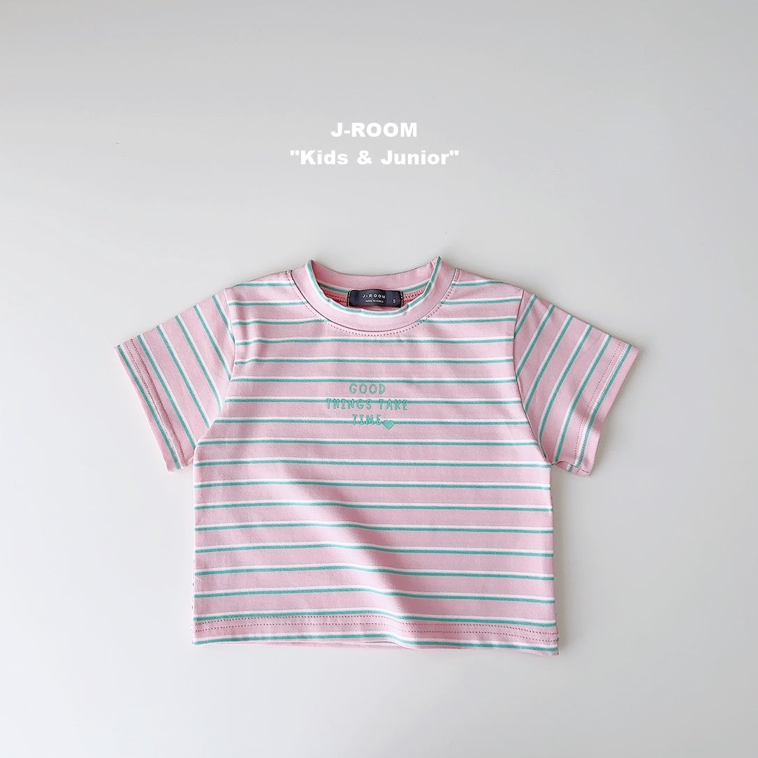 Stripe Crop T-shirt