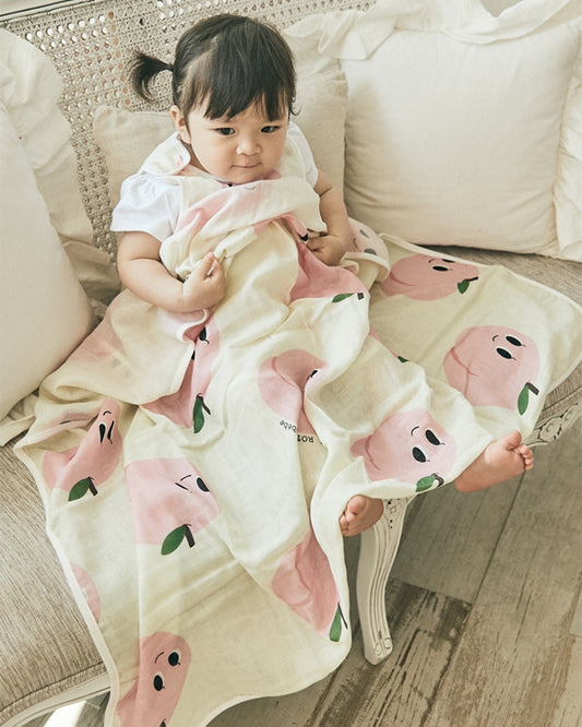 Gauze Blanket (Peach)