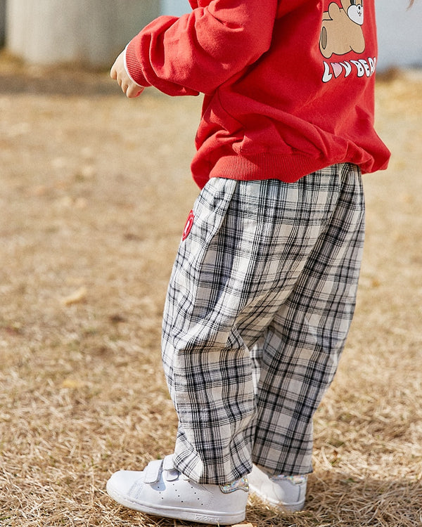 Honey Checkered Jogger Pants