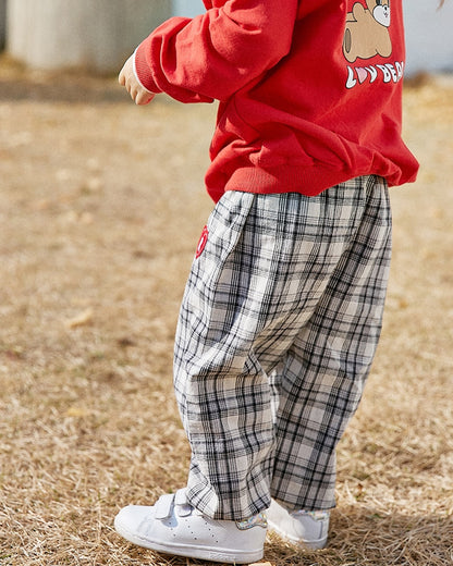 Honey Checkered Jogger Pants