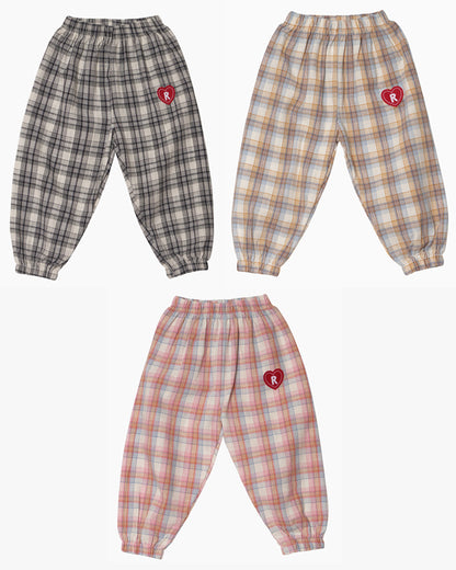 Honey Checkered Jogger Pants