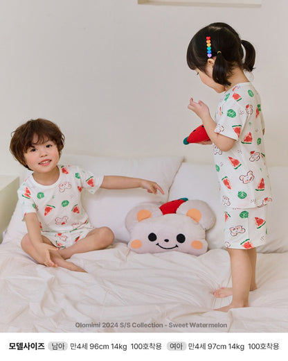 Sweet Watermelon Short Sleeve Modal PJ Set