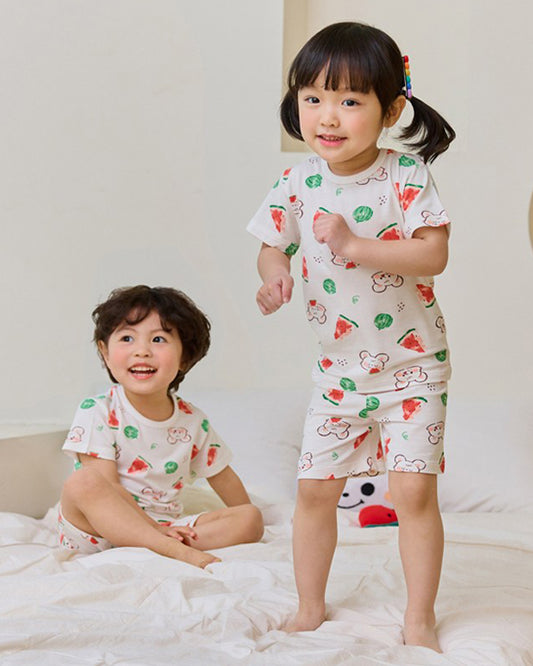 Sweet Watermelon Short Sleeve Modal PJ Set