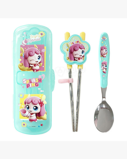 Splashping Spoon/Chopsticks/Case Set