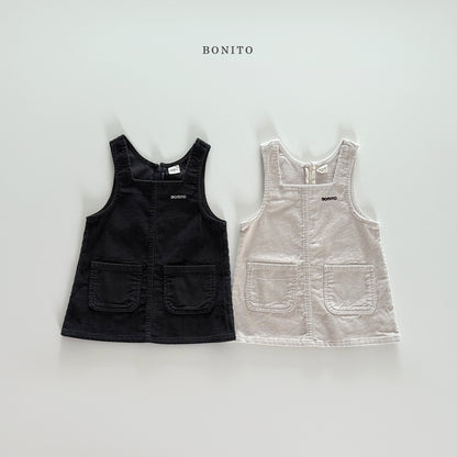 Corduroy Overall Dress