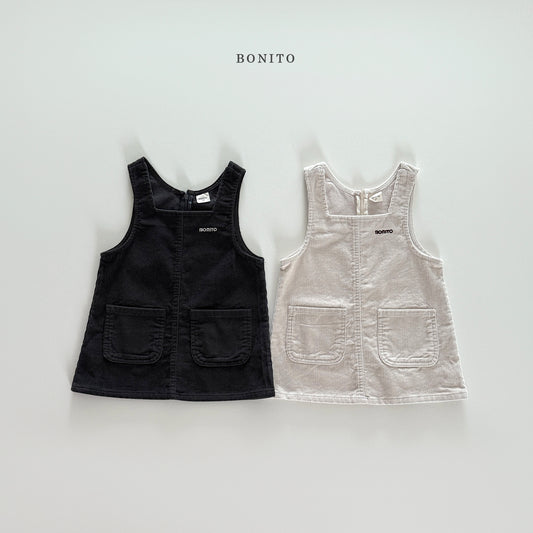 Corduroy Overall Dress