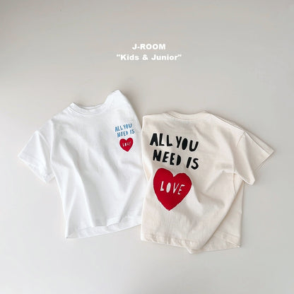 Heart Print T-shirt