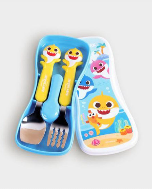 Pinkfong Spoon/Fork/Case Set