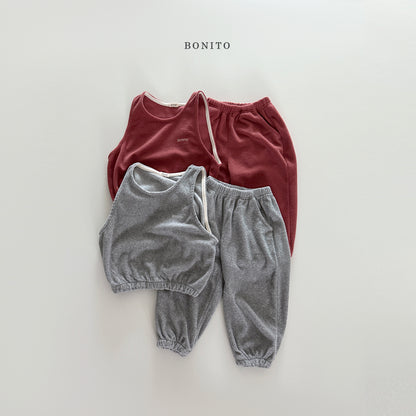 Terry Vest Set