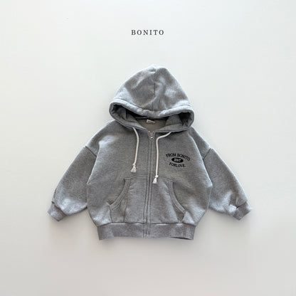 "From Bonito" Hoodie Zip-up Jacket