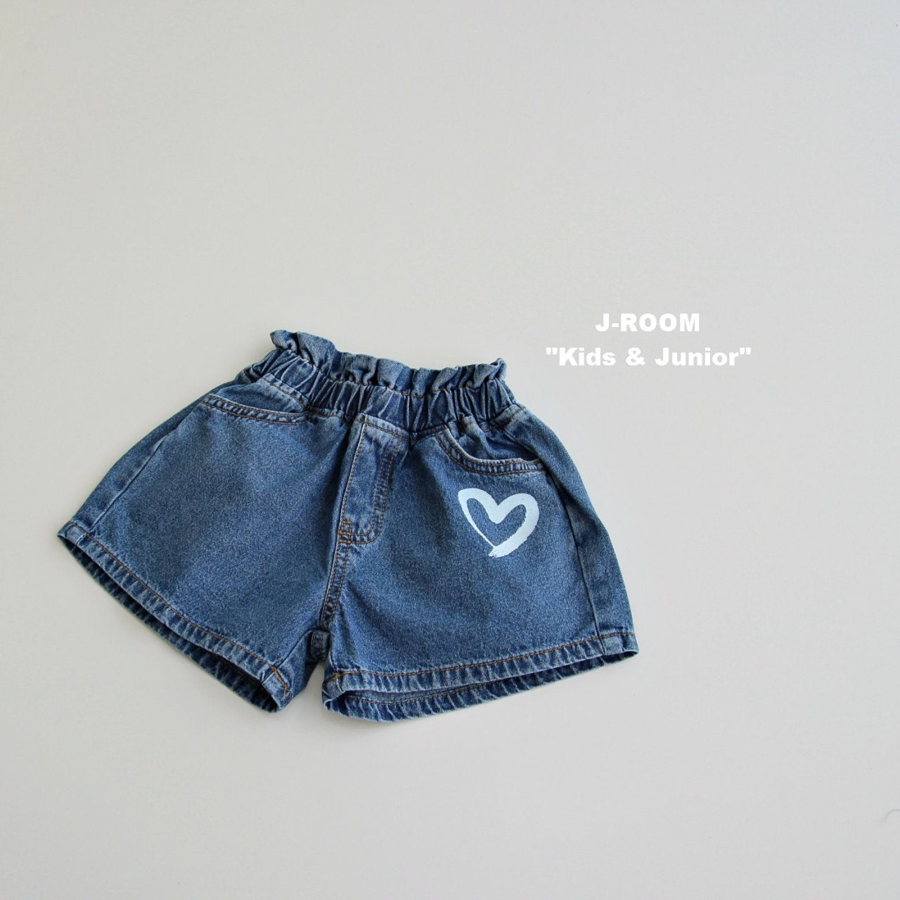 Heart Denim Short