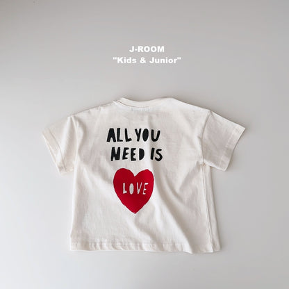 Heart Print T-shirt