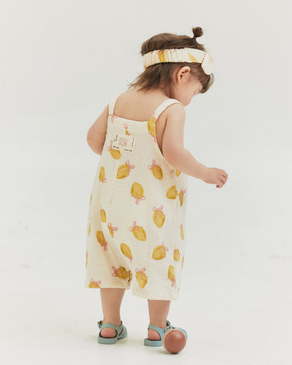 Gauze Lemon Summer Suit