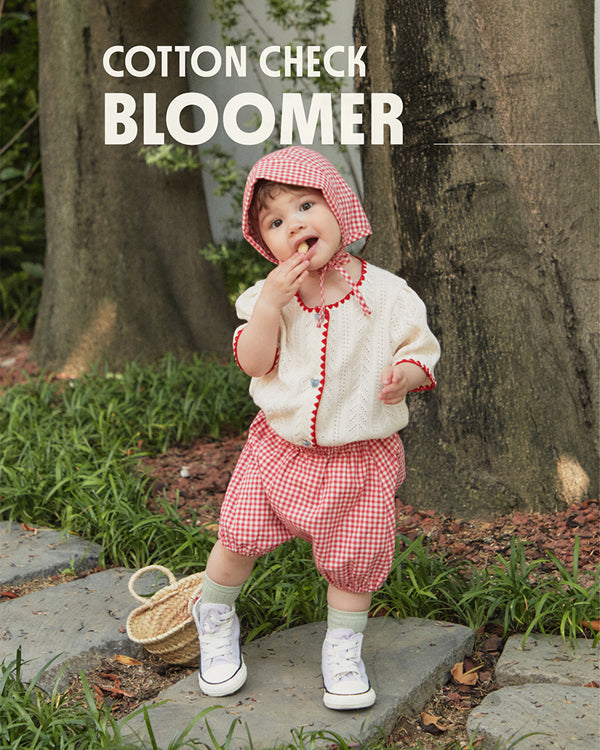 Cotton Gingham Bloomer