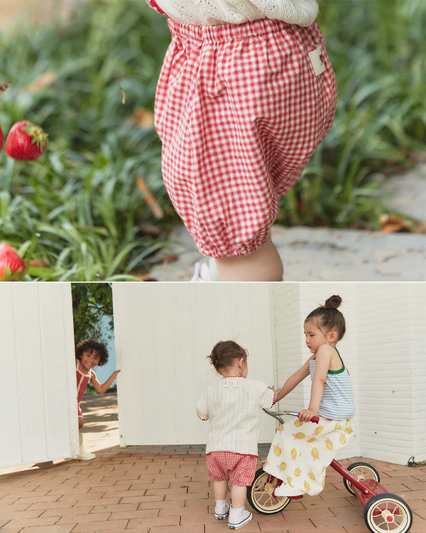 Cotton Gingham Bloomer