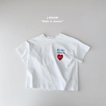 Heart Print T-shirt