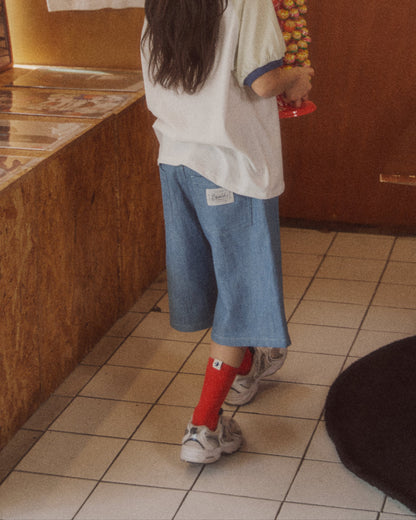 [B.Bold] Light Bermuda Denim Pants