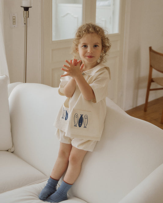 Fish Picnic Sailor Set