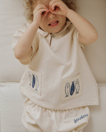 Fish Picnic Sailor Set