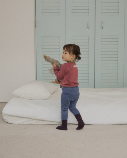 25 Supima Color Block Loungewear Set