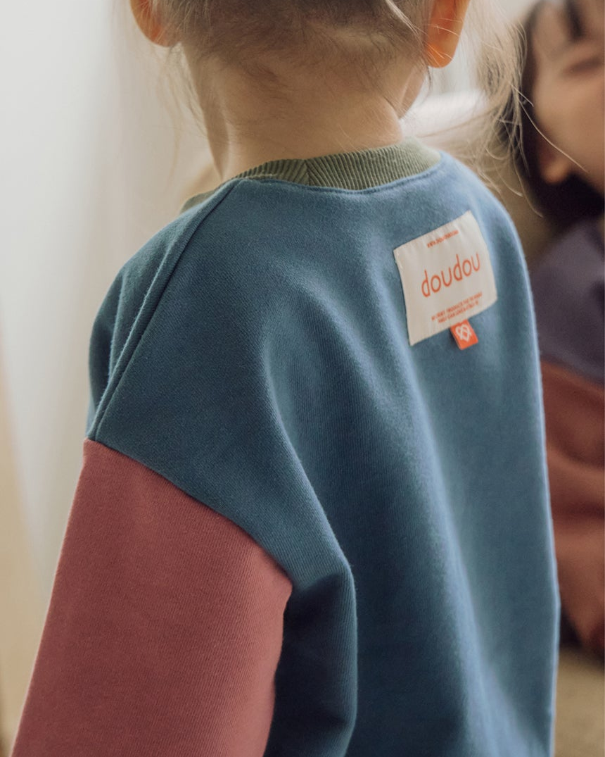 26 Fall Color Block Sweatshirt