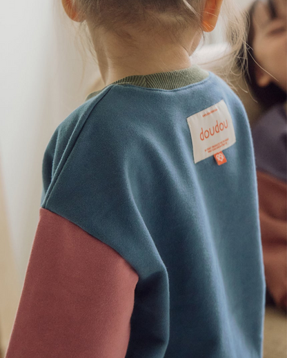 26 Fall Color Block Sweatshirt