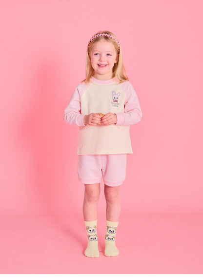 Floral Raglan Short Set