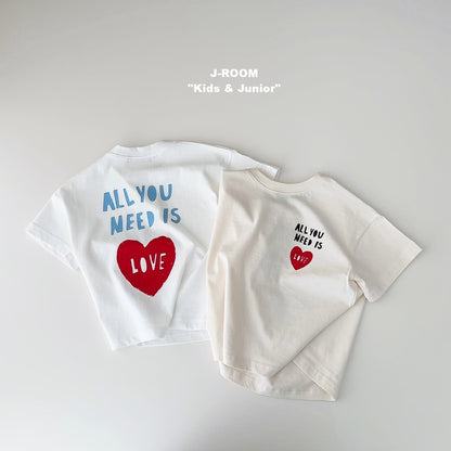 Heart Print T-shirt